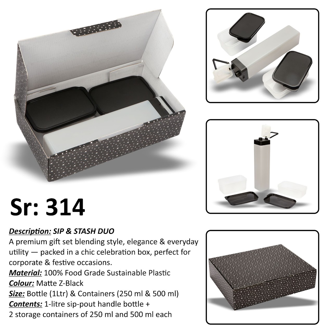 Sr 314: SIP & STASH DUO